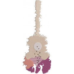 Scenery Guitar Art Design