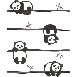 Pandas on Bamboo