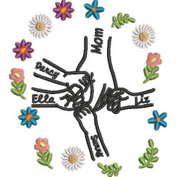 Mother's Day Custom Digitizing
