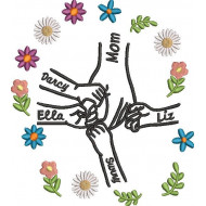 Mother's Day Custom Digitizing