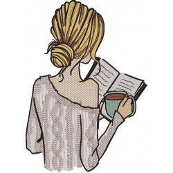 Girl Reading Book