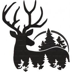 Reindeer Silhouette