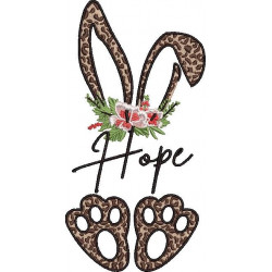 Hope Bunny Embroidery