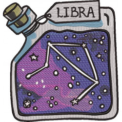 Libra Charm Bottle