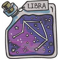 Libra Charm Bottle