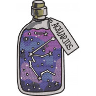 Aquarius Charm Bottle