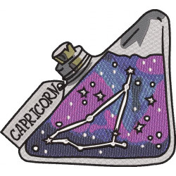 Capricorn Charm Bottle