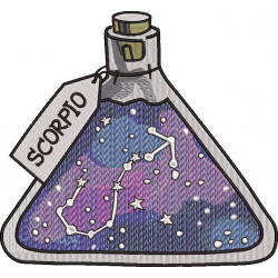 Scorpio Charm Bottle