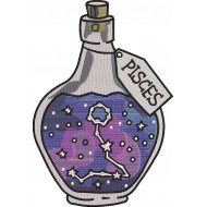 Pisces Charm Bottle