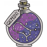 Gemini Charm Bottle
