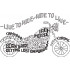 Live To Ride Wordart