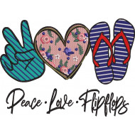 Peace Love Flipflops