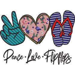 Peace Love Flipflops