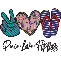 Peace Love Flipflops