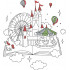 Amusement Park Pop Up Book