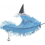 Feather Wave Art