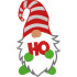 Christmas Gnome Candy Cane Patch