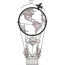 Creative Hot Air Balloon Travel Design