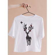 Artistic Deer Silhouette