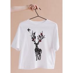 Artistic Deer Silhouette