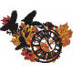Fall Birds Clock Art Fall Birds Clock Art