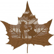 Scene In A Maple Leaf