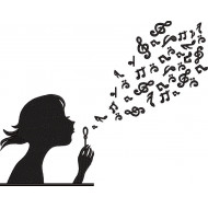 Blowing Music Bubbles