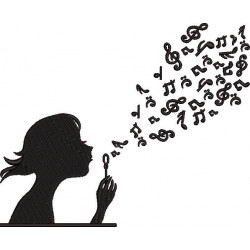 Blowing Music Bubbles