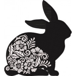 Rabbit Silhouette Design