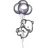 Baby Elephant With Balloons
