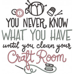Clean Your Craft Room Quote