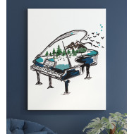 Scenery With Piano
