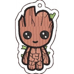 Tree Alien Key Fob