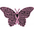 Butterfly Ribbon Word Art