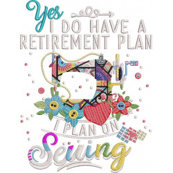 Retirement Plan Sewing Quote