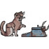 Cat With Typewriter