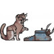 Cat With Typewriter
