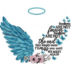 Goodbyes Wings Quote