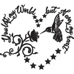 You Left My World Bird Quote