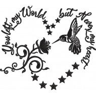 You Left My World Bird Quote