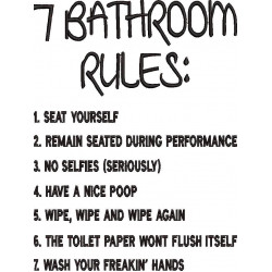 Bathroom Rules