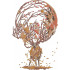 Deer in Forest Nature Art