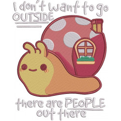 People Outside Snail Quote