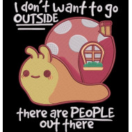 People Outside Snail Quote