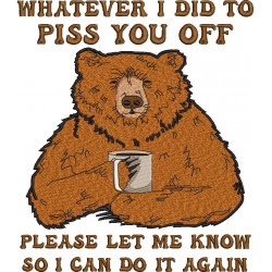 Do it Again Funny Bear Quote