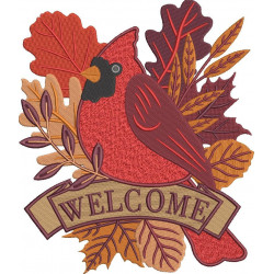 Welcome Cardinal Sign