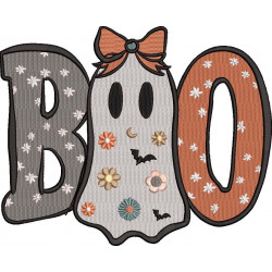 Boo Cute Halloween Word Art