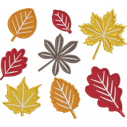 Colorful Leaf Pattern
