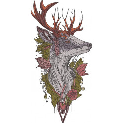 Artistic Native Deer
