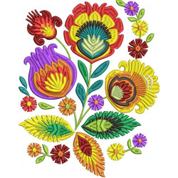 Polish Folk Flowers